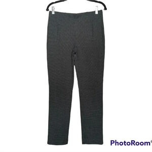 Chico’s Pull On Tummy Controll Pants Slim Straight Ankle Side Slit